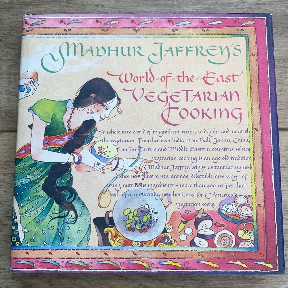 1st Ed/PRT Madhur Jaffrey's World Of the East Vegetarian CookBook Hard Cover